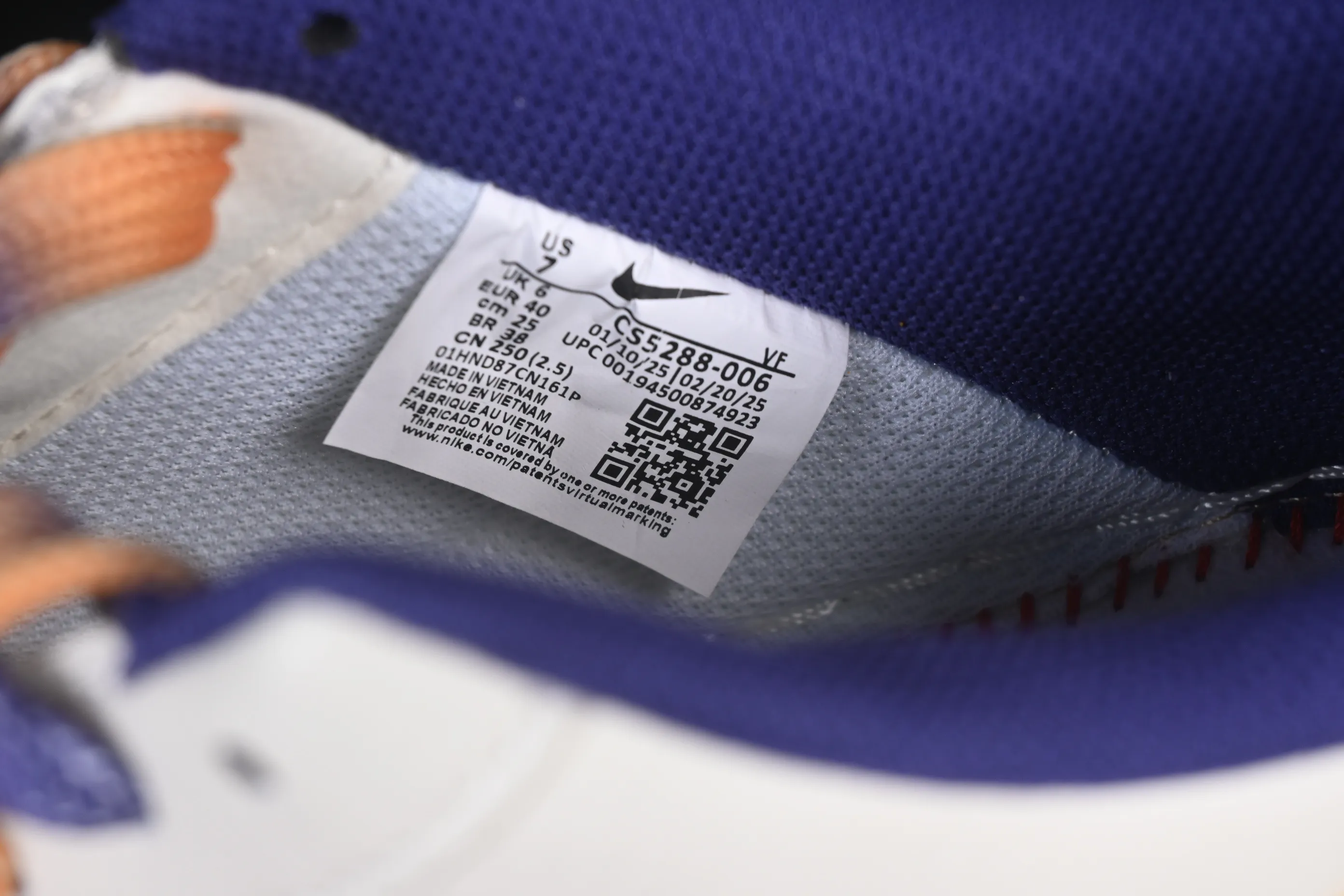 All categories Nk Air Force 1 Air Force series Nk Air Force 1 Low Air Force low-top Nike Air Force 1'07 Low NBA joint Purple Lakers Air Force 1 low-top casual sneakers CS5288-006